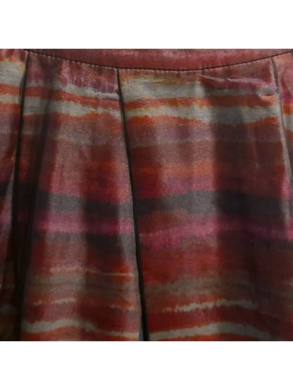 Mossiac Layered Skirt with pleats